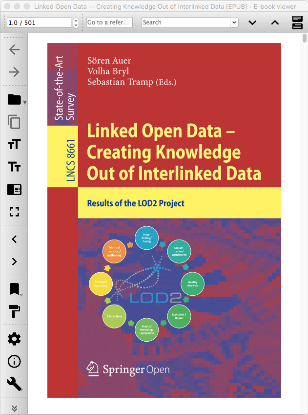 Cover of a Springer Proceedings of an LOD conference