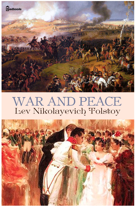 Front page of the War and Peace ebook