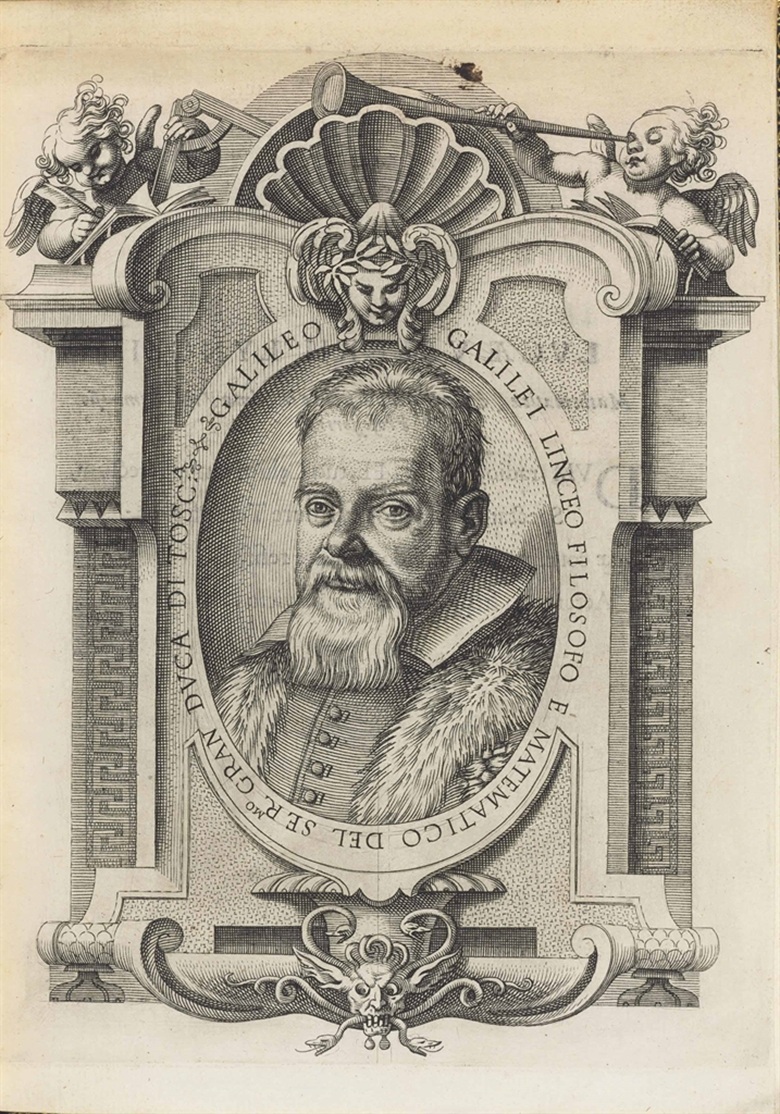 Cover of Galileo Galilei's 1613 book on sunspots, Istoria e Dimostrazioni Intorno alle Macchie Solari